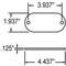 Truck-Lite Oval, Yellow, Reflector, 2 Screw Or Adhesive Mount 98001Y - alternate 3